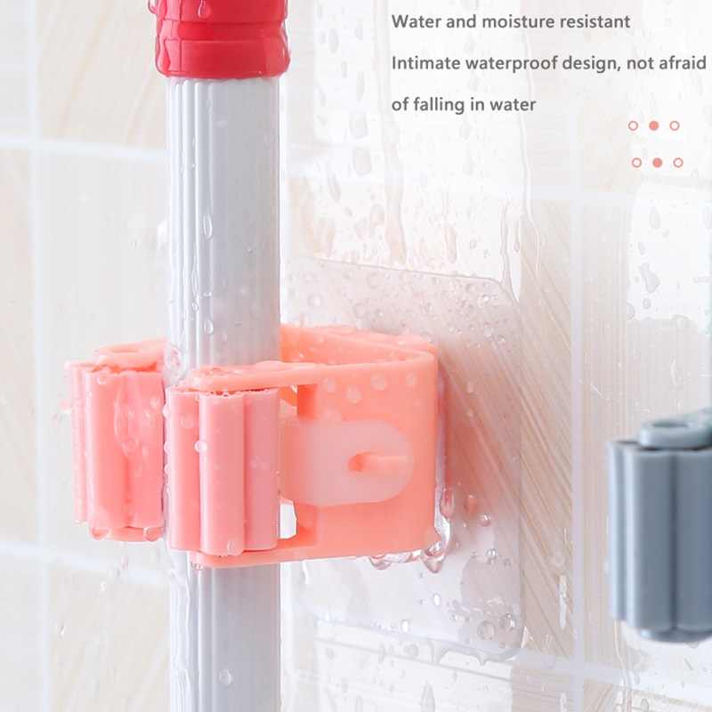 Magic Sticker Series Self Adhesive Mop and Broom Holder Magic Sticker Series Self Adhesive Mop and Broom Holder